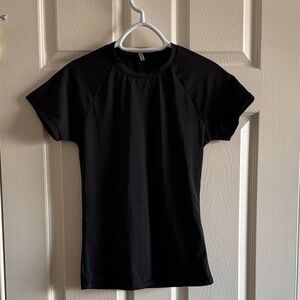 Simons Black Short Sleeve Rashguard